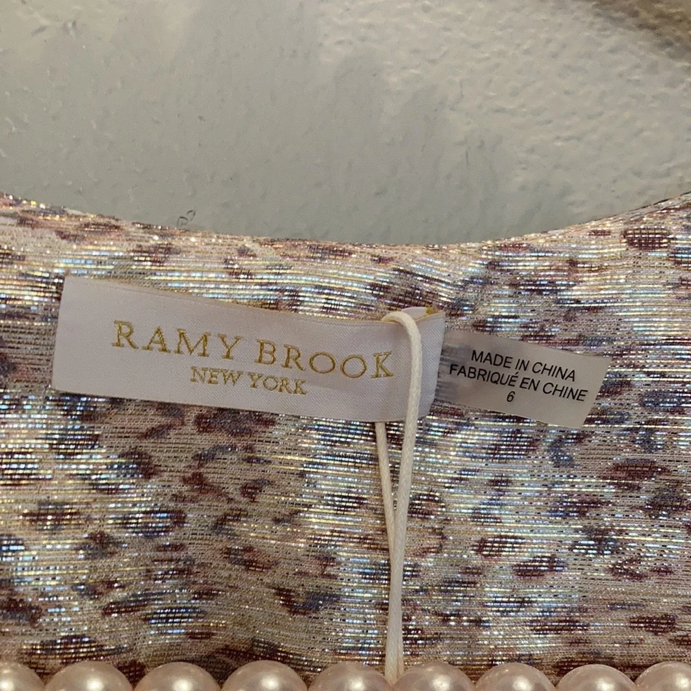 NWT Ramy Brook Silk Dress - Picture 4 of 9